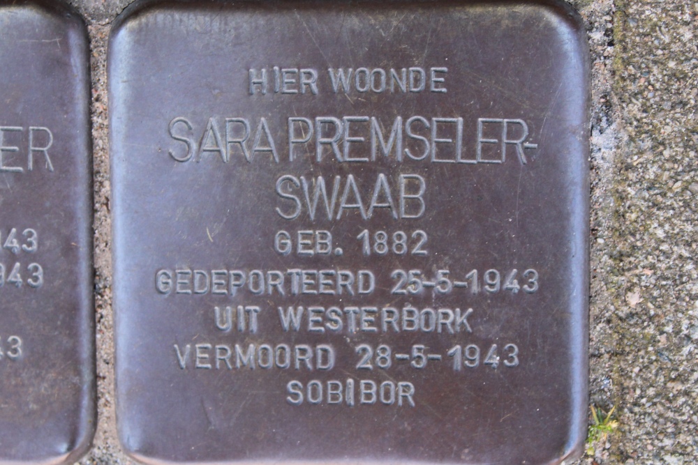 Stolpersteine Biesboschstraat 15 #3