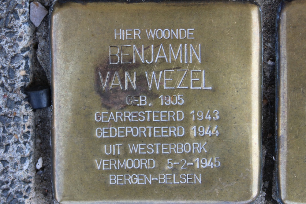 Stolpersteine Maasstraat 71 #2