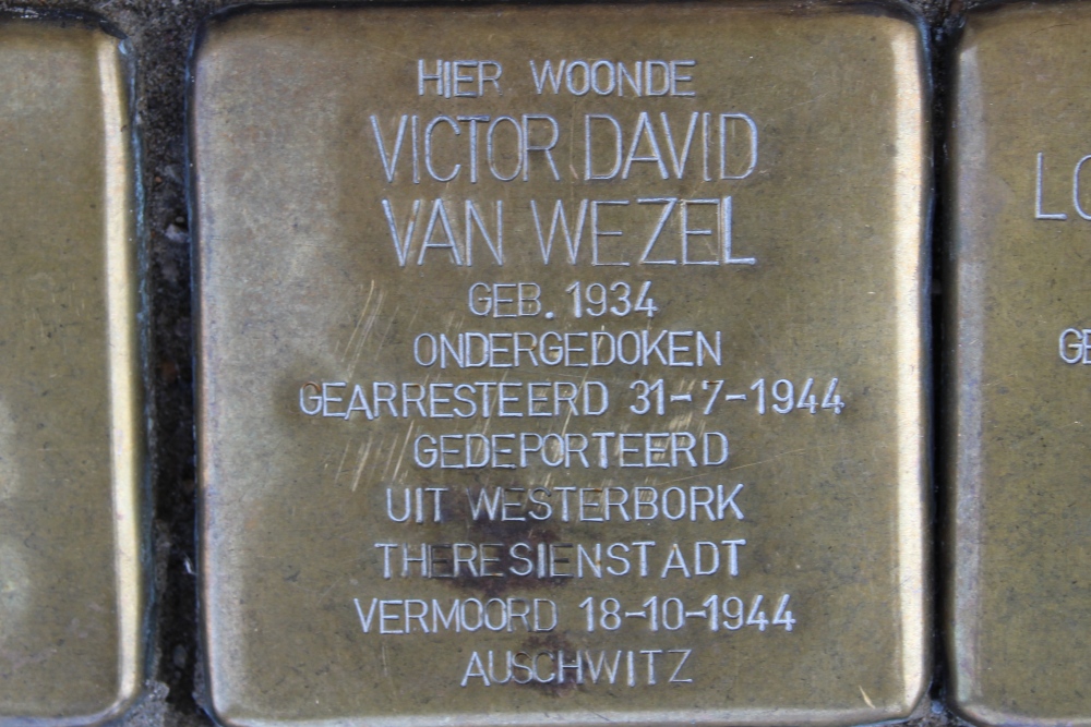 Stolpersteine Maasstraat 71 #3