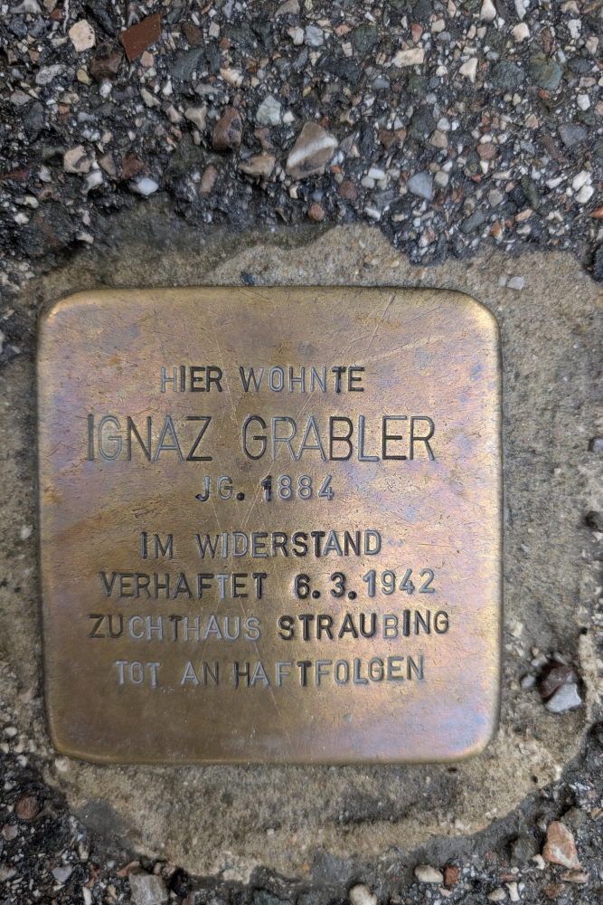 Stolperstein Itzlinger Hauptstraße 14