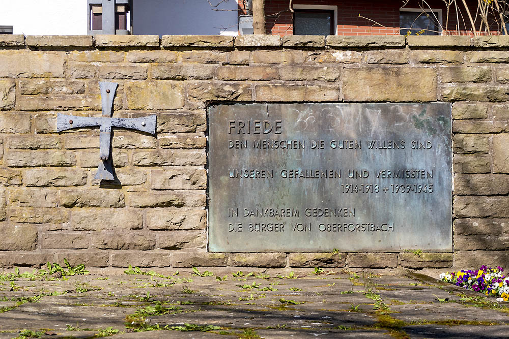 War Memorial Oberforstbach #2