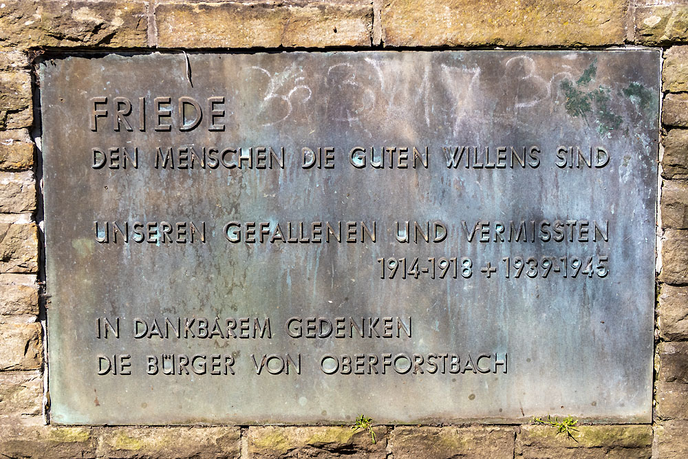 War Memorial Oberforstbach #3