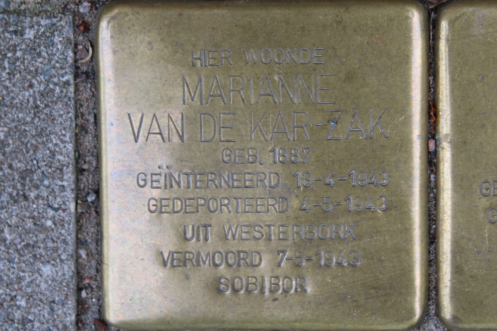 Stolpersteine Sarphatistraat 44 #2