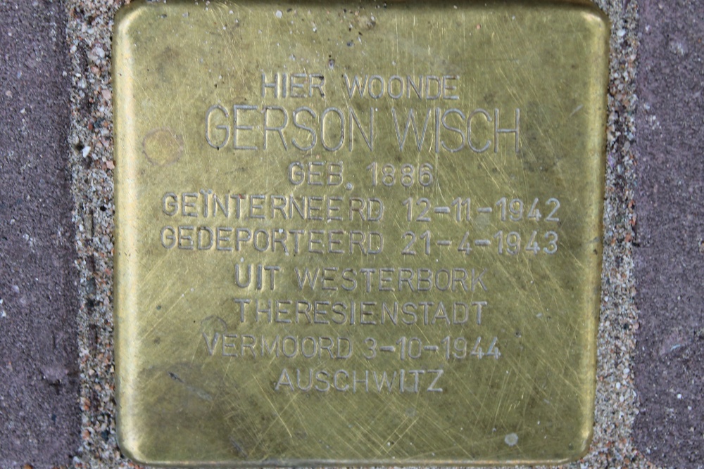 Stolperstein Nieuwe Prinsengracht 72 #1