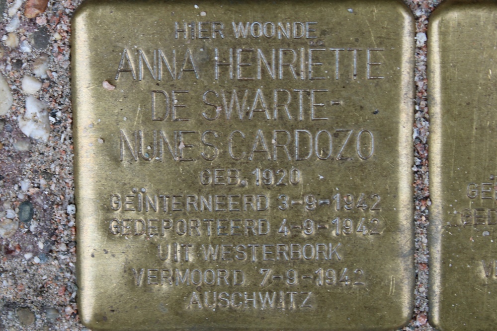Stolpersteine Nieuwe Prinsengracht  46 #2