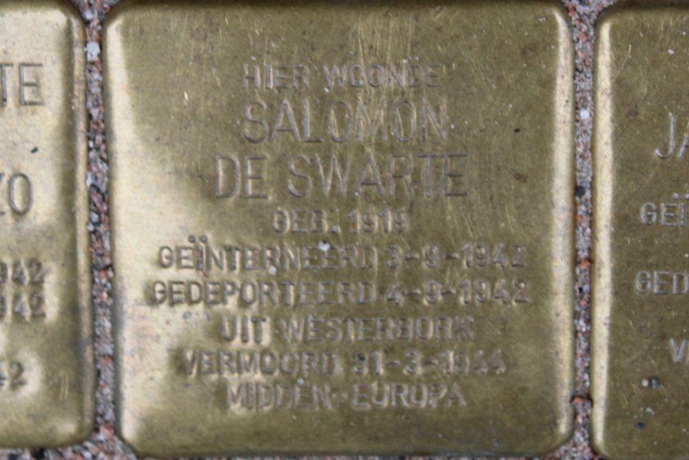Stolpersteine Nieuwe Prinsengracht  46 #3