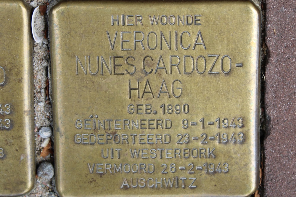 Stolpersteine Amstel 95-hs #3