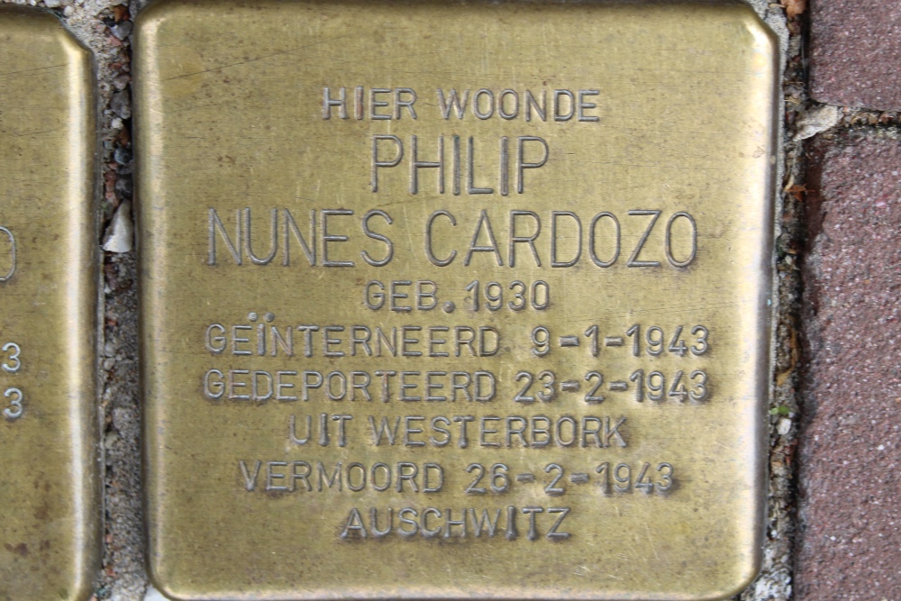Stolpersteine Amstel 95-hs #5