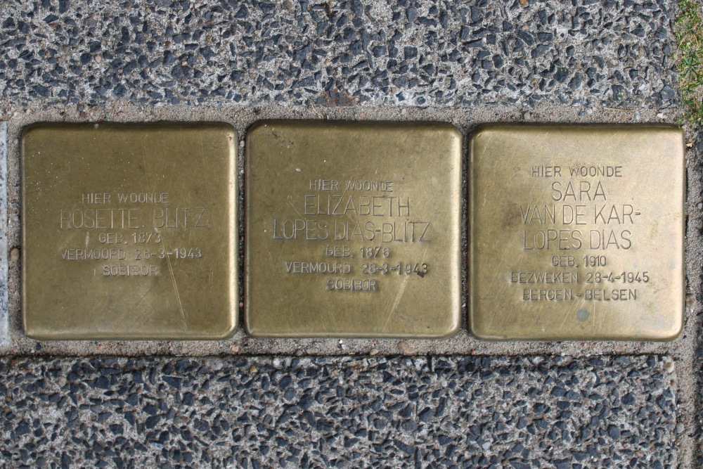 Stolpersteine Nieuwe Kerkstraat 83 #1