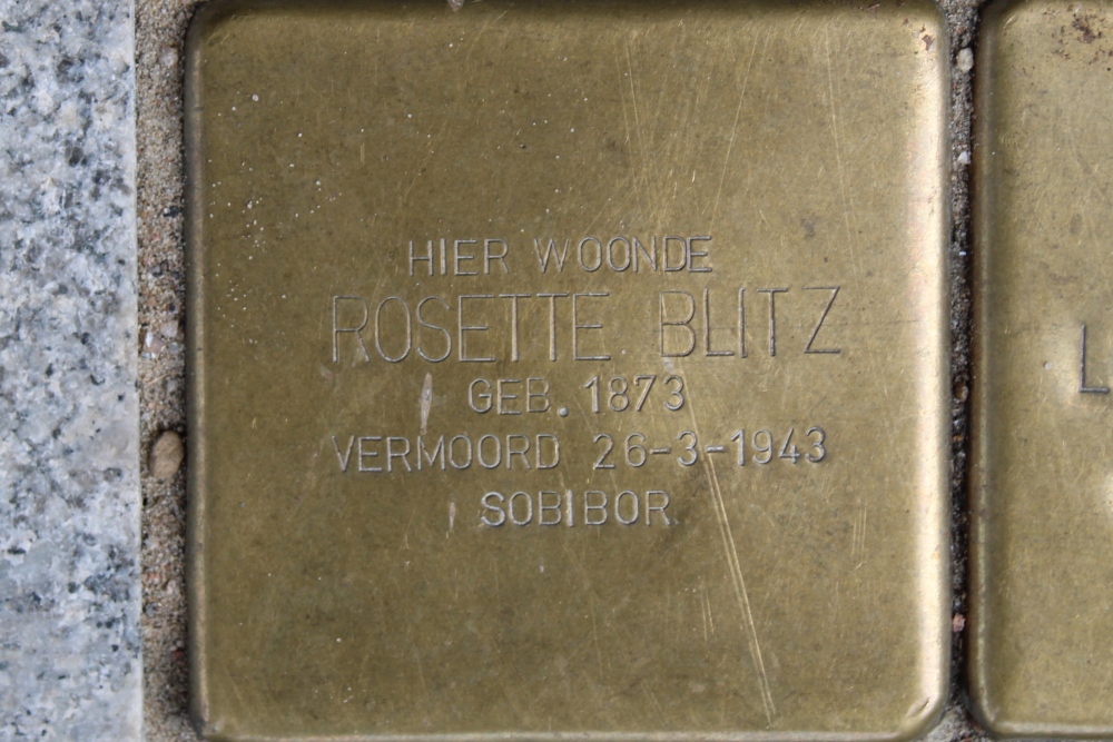 Stolpersteine Nieuwe Kerkstraat 83 #3