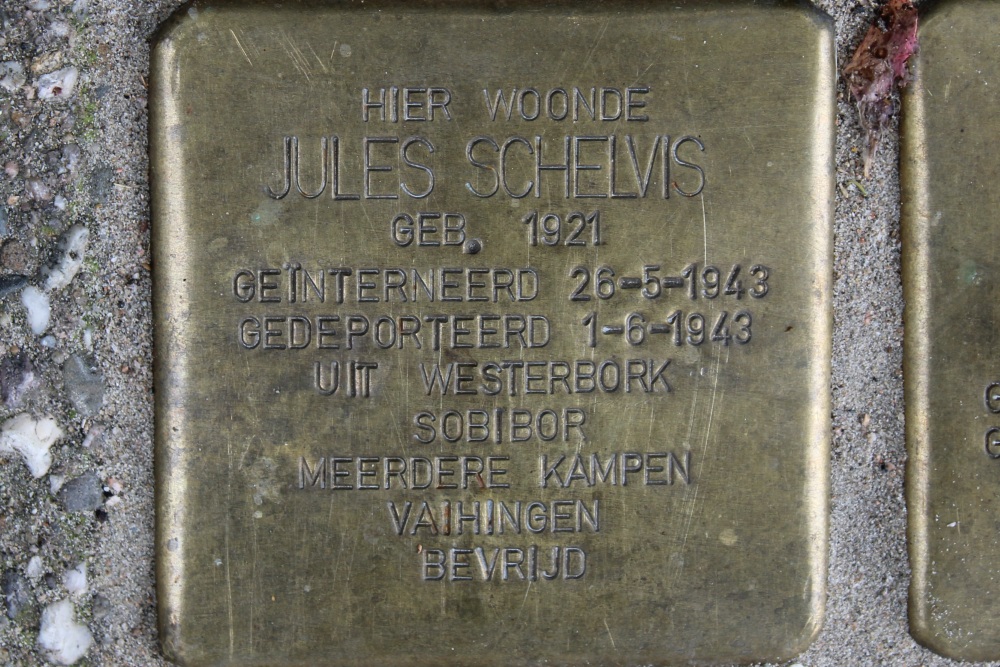 Stolpersteine Nieuwe Kerkstraat 105 #2