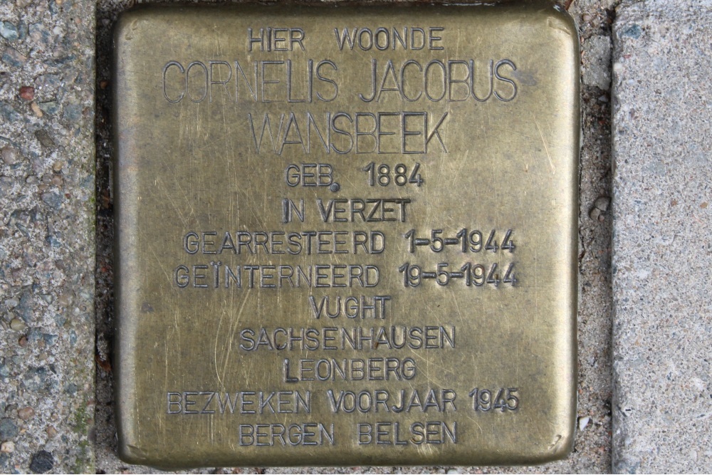 Stolperstein Plantage Muidergracht 79A