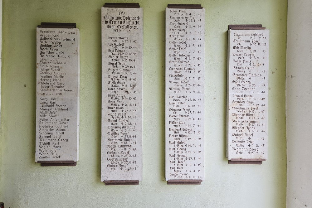 War Memorial Opfenbach im Allgäu #4