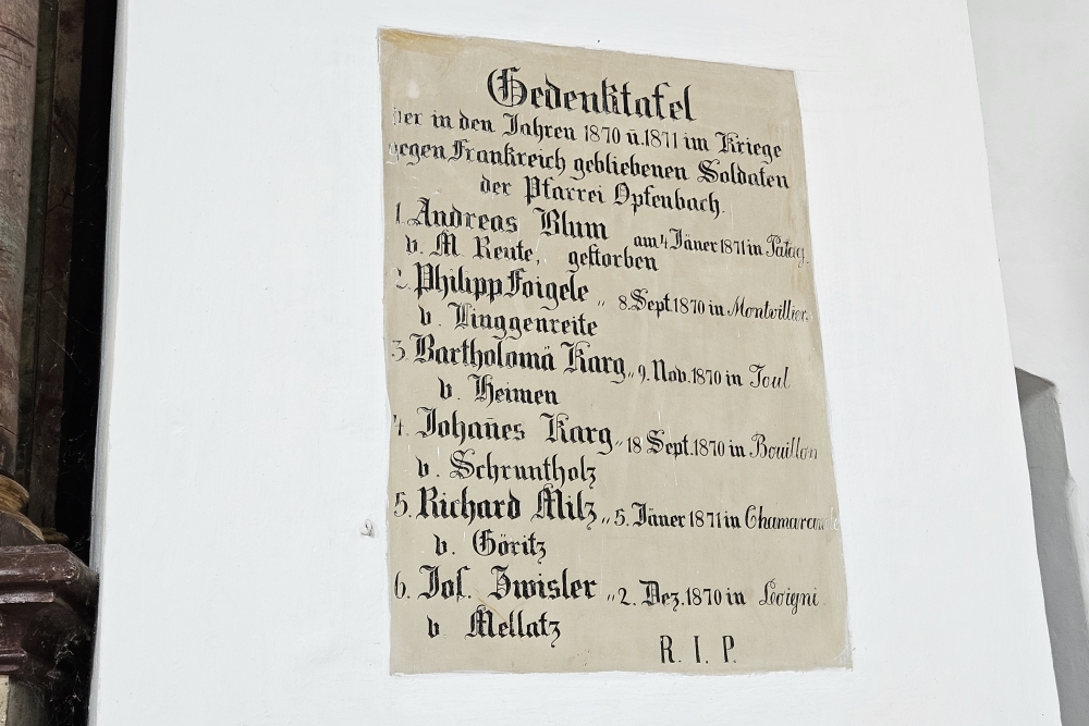 War Memorial Opfenbach im Allgäu #5