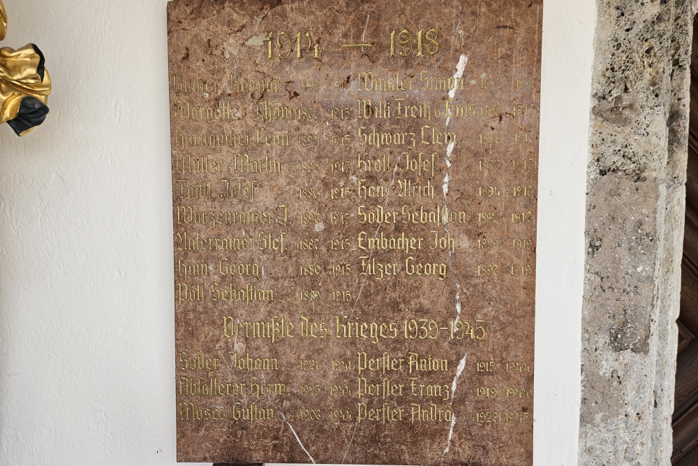 Oorlogsmonument Sankt Ulrich am Pillersee #3