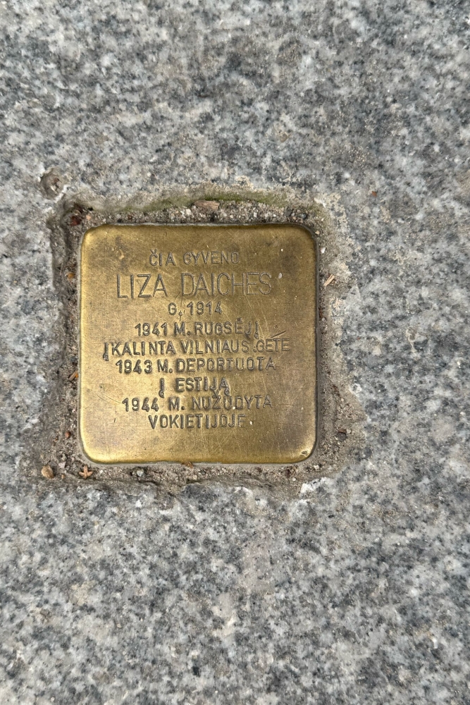 Stumbling Stone Šv. Stepono g. 17 #4