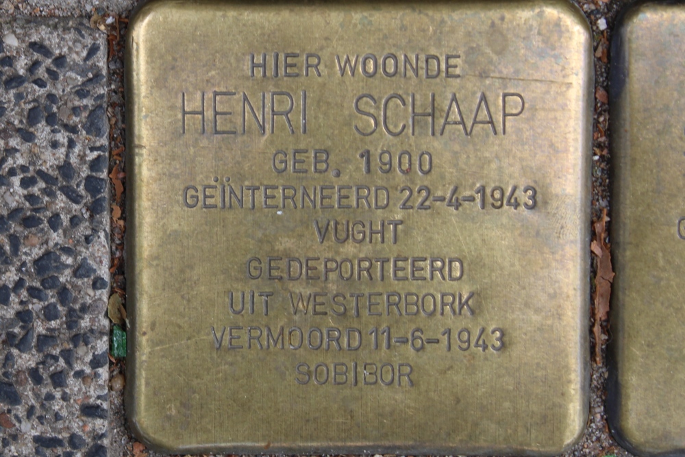 Stolpersteine Henri Polaklaan 17 #2