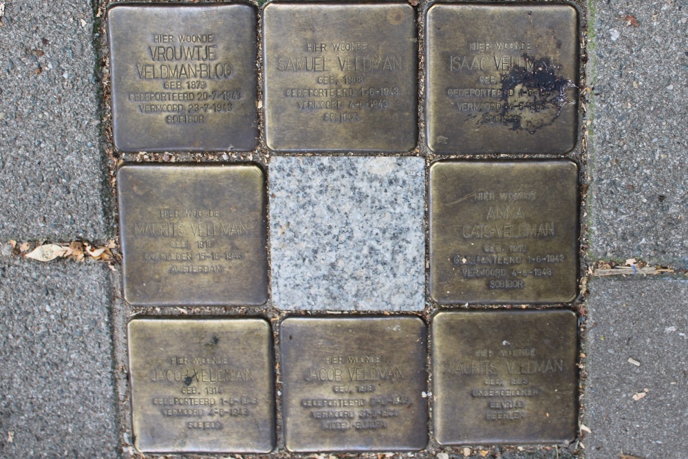 Stumbling Stones Henri Polaklaan 18-hs