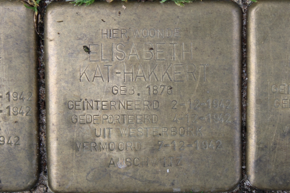 Stolpersteine Nieuwe Grachtje 4 #3