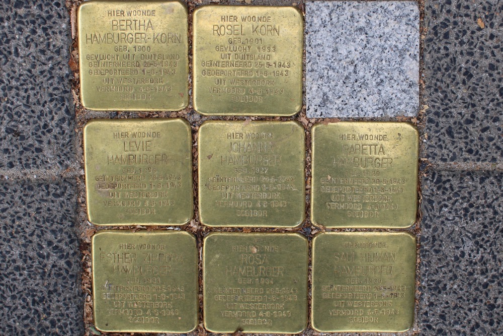 Stolpersteine Jonas Daniël Meijerplein 8 #1