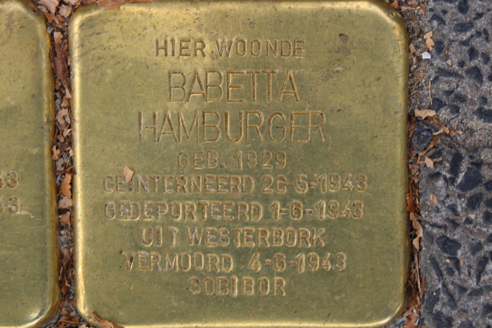 Stolpersteine Jonas Daniël Meijerplein 8 #5