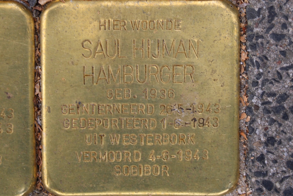 Stolpersteine Jonas Daniël Meijerplein 8 #6