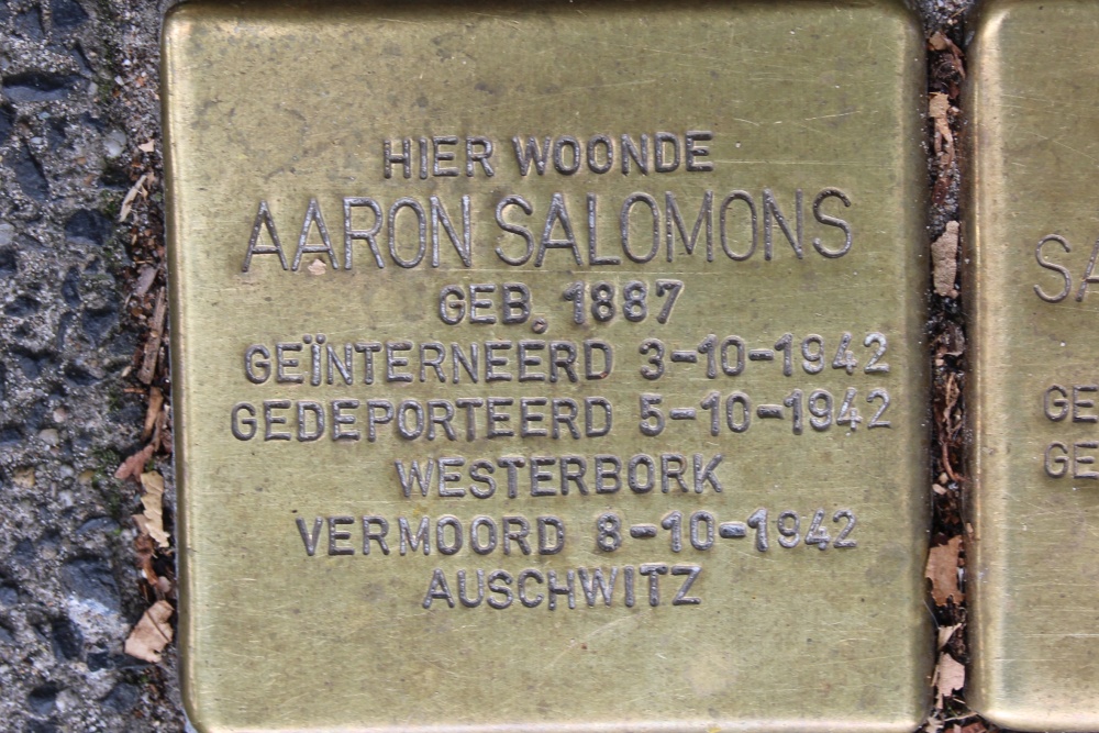 Stolpersteine Jonas Daniël Meijerplein voormalig 14-I #2