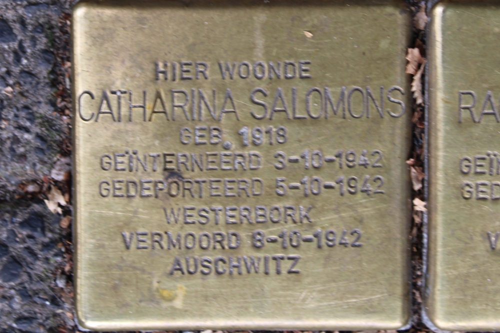 Stolpersteine Jonas Daniël Meijerplein voormalig 14-I #4