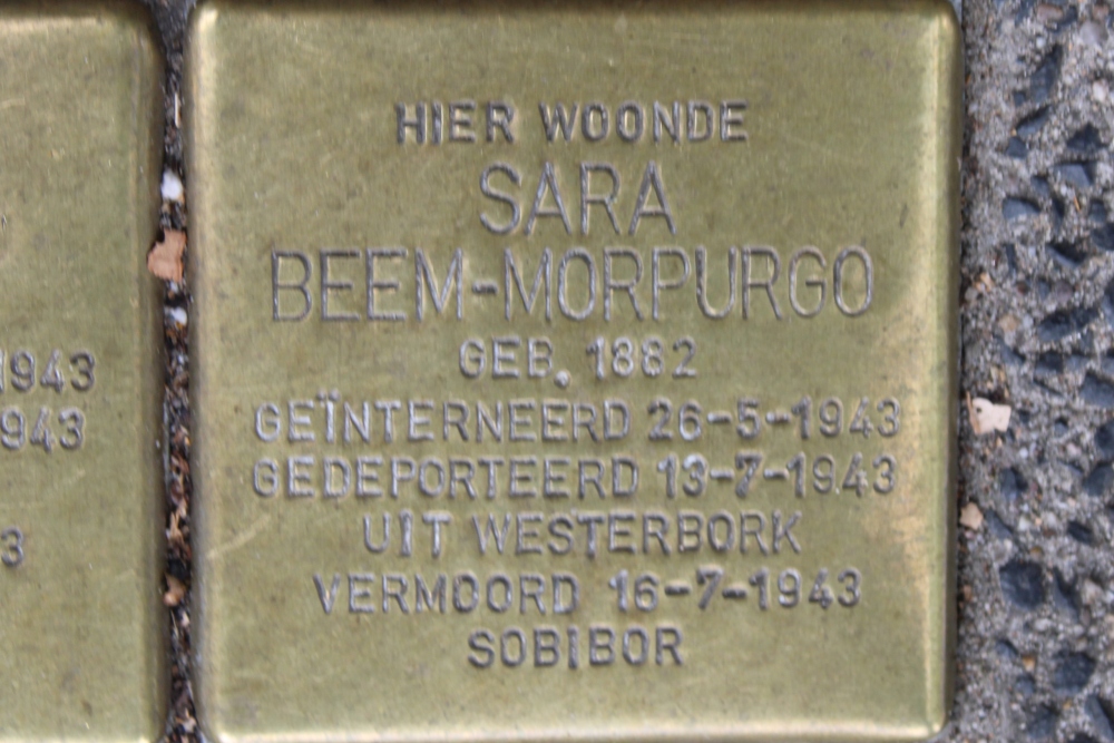 Stolpersteine Jonas Daniël Meijerplein voormalig 14-II #3