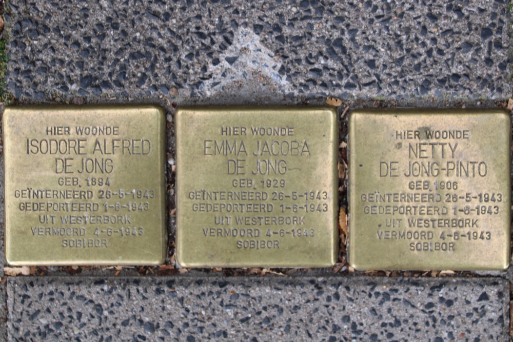 Stolpersteine Jonas Daniël Meijerplein voormalig 16-hs #2
