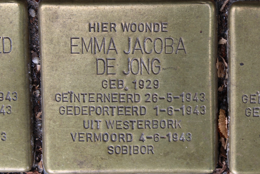 Stolpersteine Jonas Daniël Meijerplein voormalig 16-hs #4