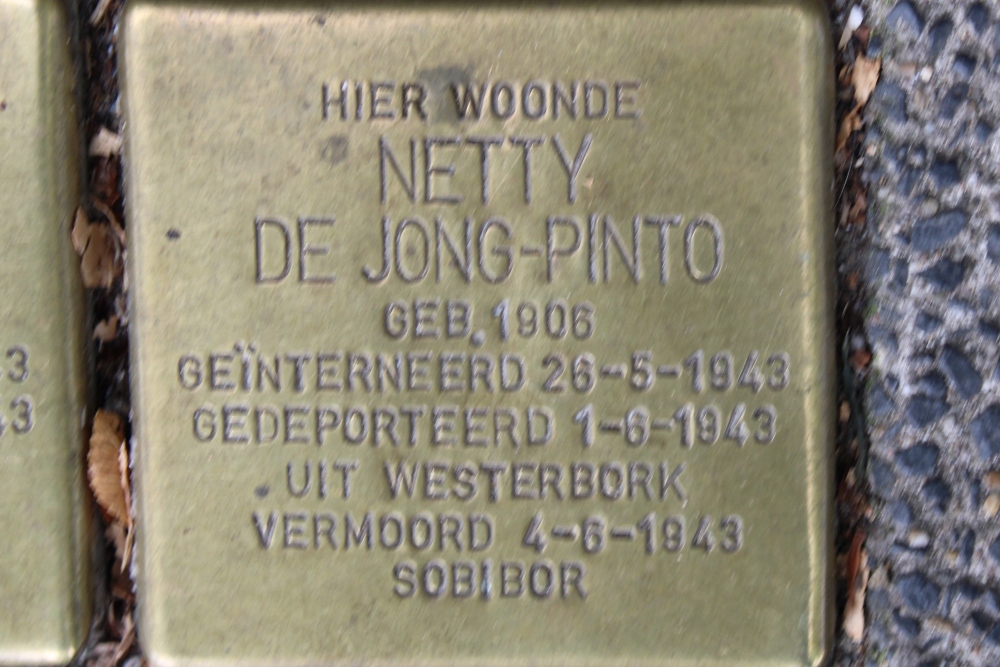 Stolpersteine Jonas Daniël Meijerplein voormalig 16-hs #5
