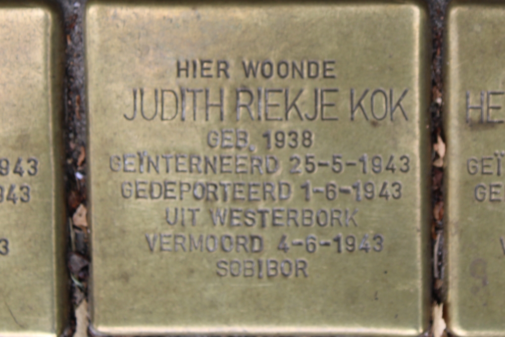 Stolpersteine Jonas Daniël Meijerplein voormalig 16-II #3