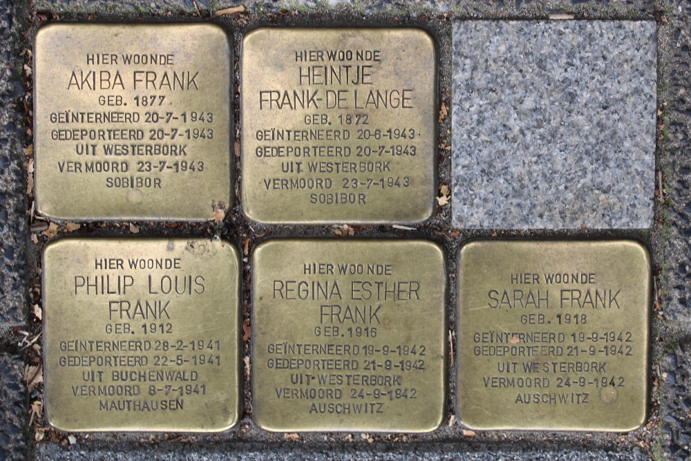 Stolpersteine Jonas Daniël Meijerplein voormalig 18-I