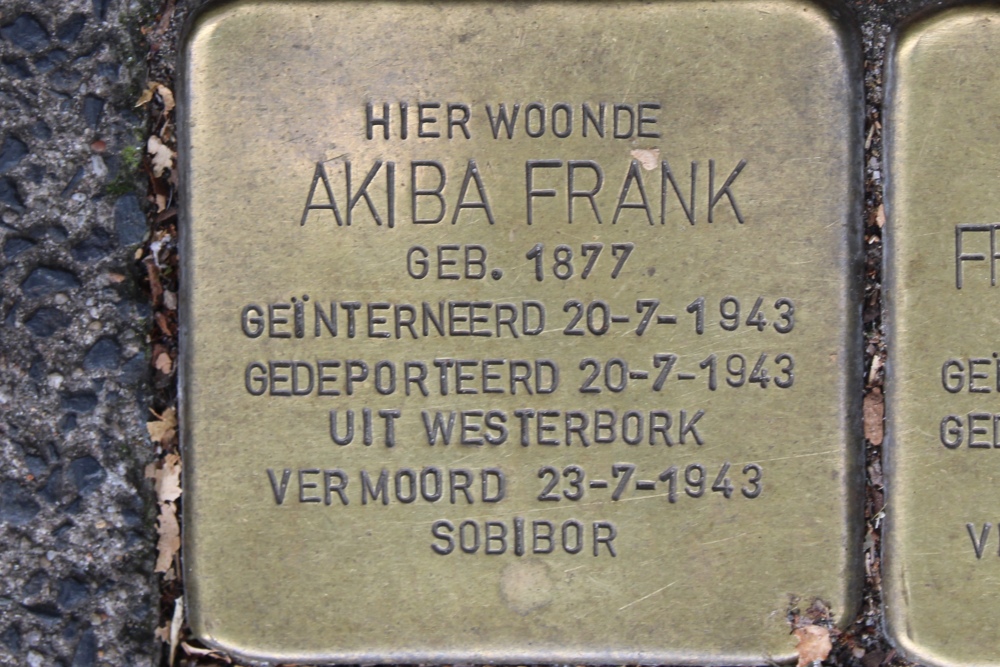 Stolpersteine Jonas Daniël Meijerplein voormalig 18-I #2
