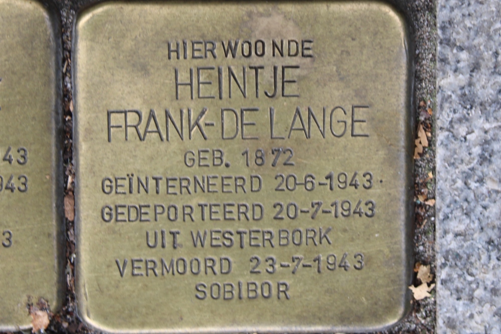 Stolpersteine Jonas Daniël Meijerplein voormalig 18-I #3