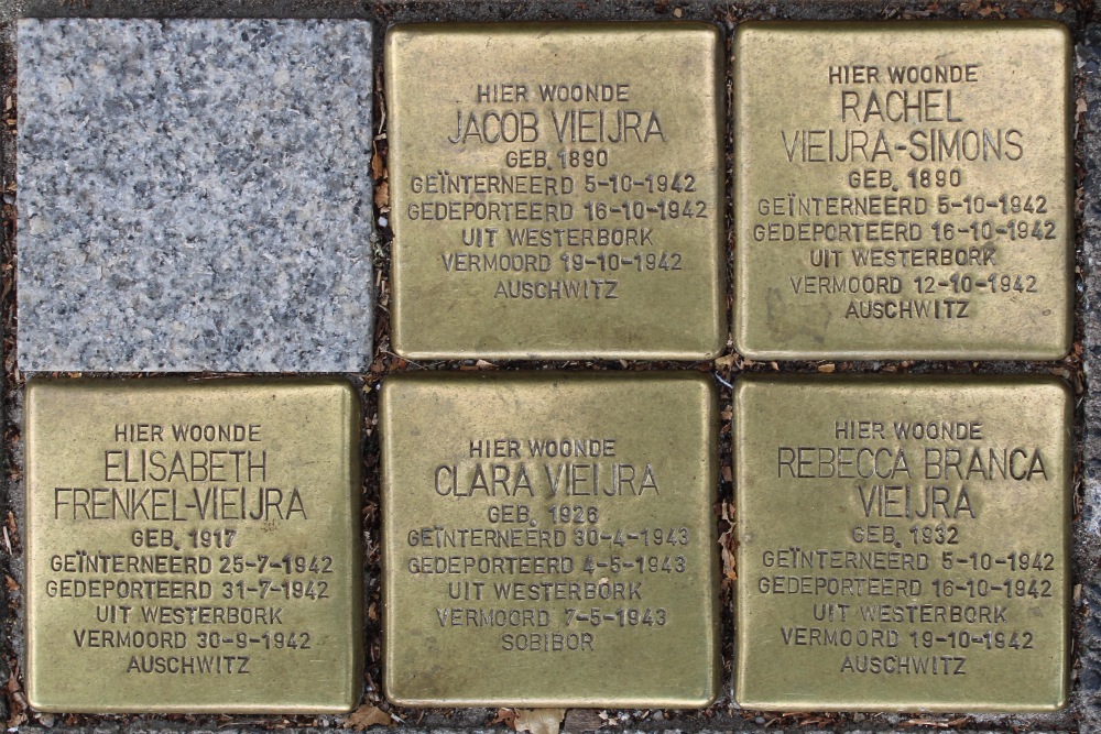 Stolpersteine Jonas Daniël Meijerplein voormalig 18-IIa