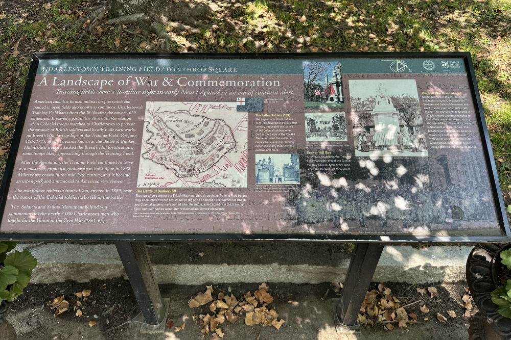 Monument Amerikaanse Burgeroorlog Charlestown #3
