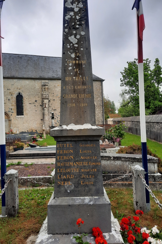 Hiesville War Memorial #3
