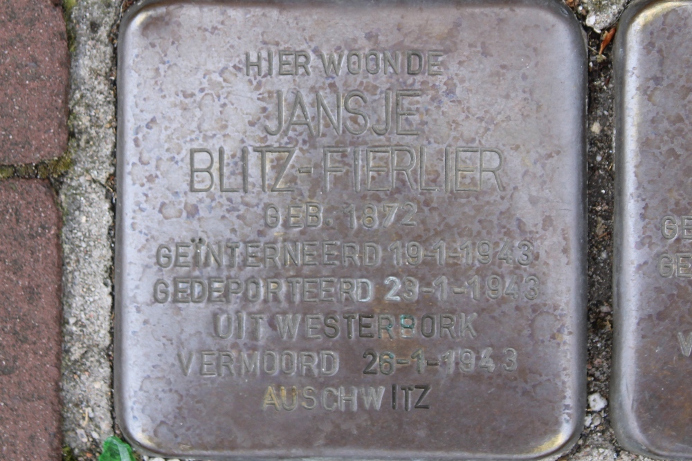 Stolpersteine Waterlooplein voormalig 79-I #2