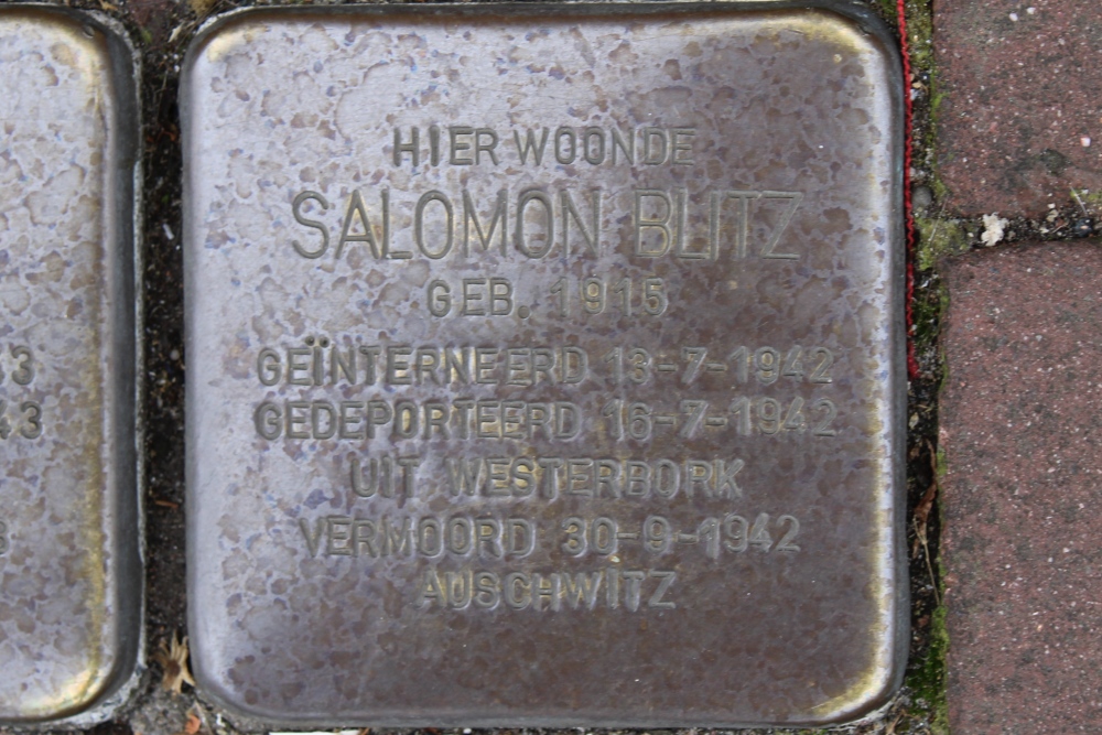 Stolpersteine Waterlooplein voormalig 79-I #7