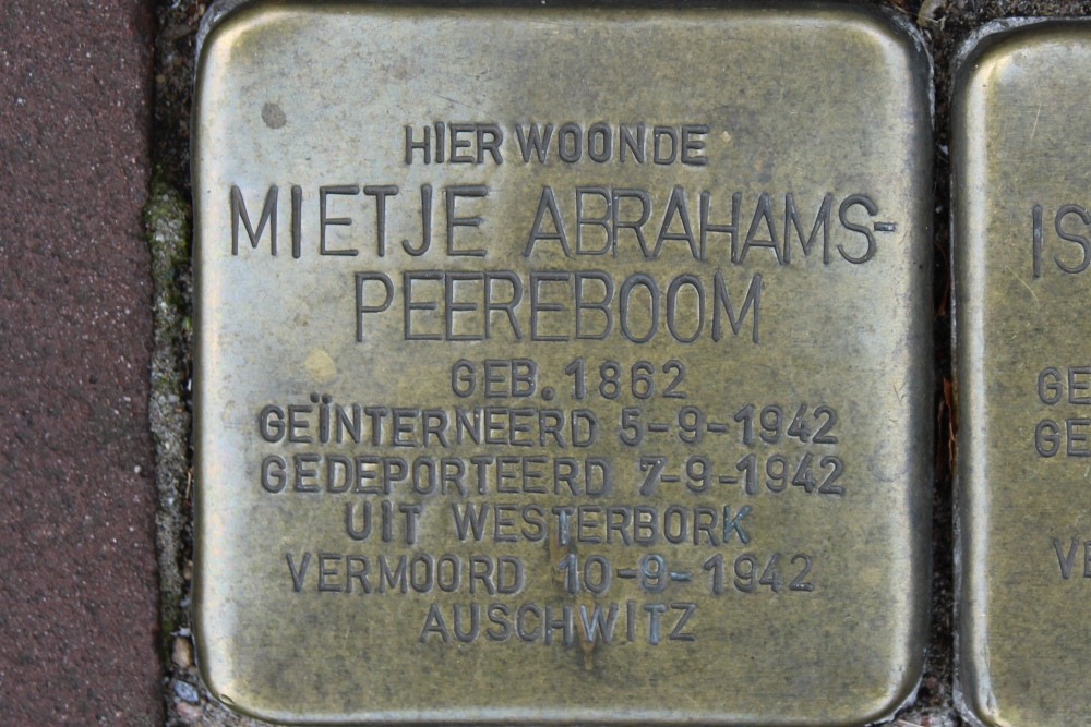Stolpersteine Waterlooplein voormalig 81-I #2