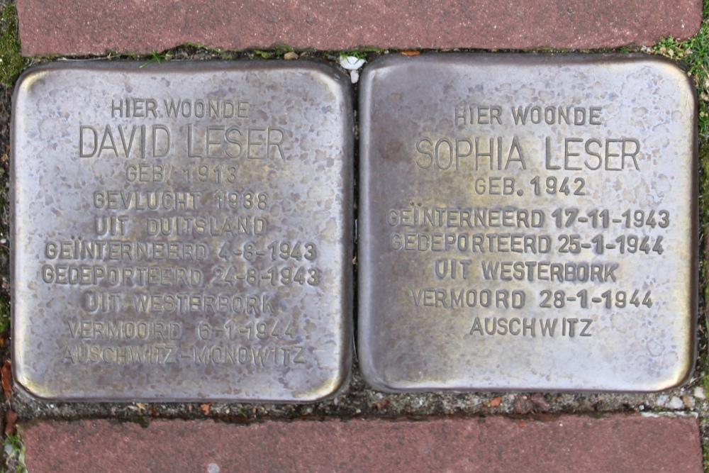 Stolpersteine Waterlooplein voormalig 83-I #1