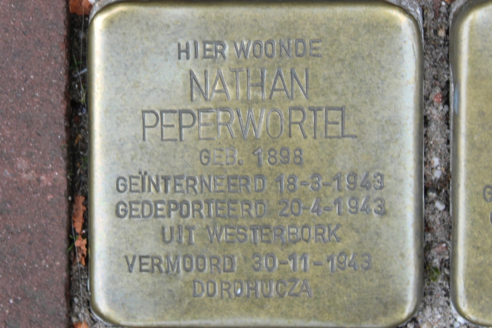 Stolpersteine Waterlooplein voormalig 89-I #2