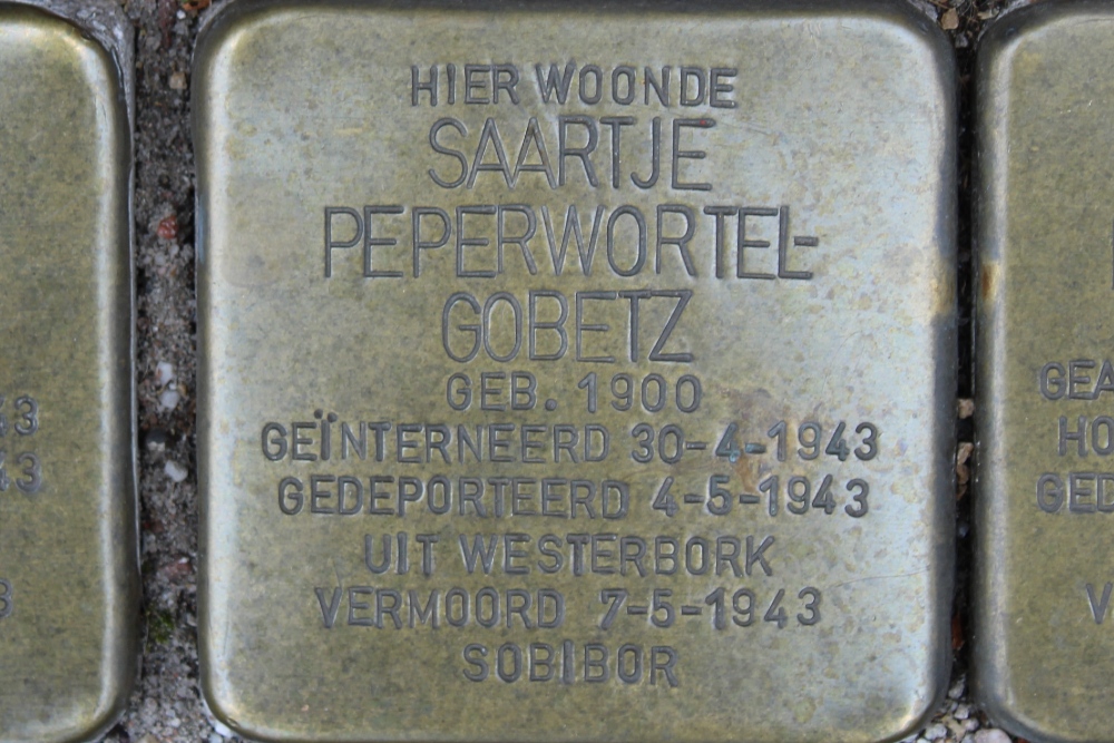 Stolpersteine Waterlooplein voormalig 89-I #3
