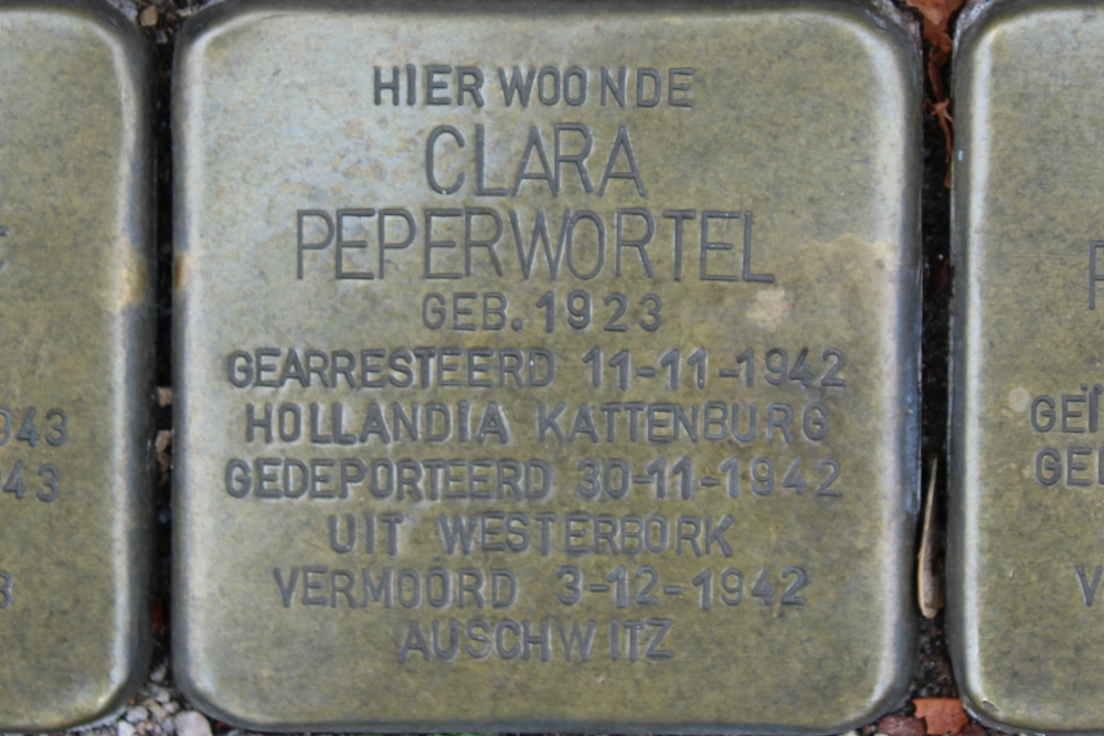 Stolpersteine Waterlooplein voormalig 89-I #4