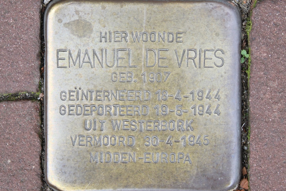 Stolperstein Waterlooplein voormalig 89-II #1