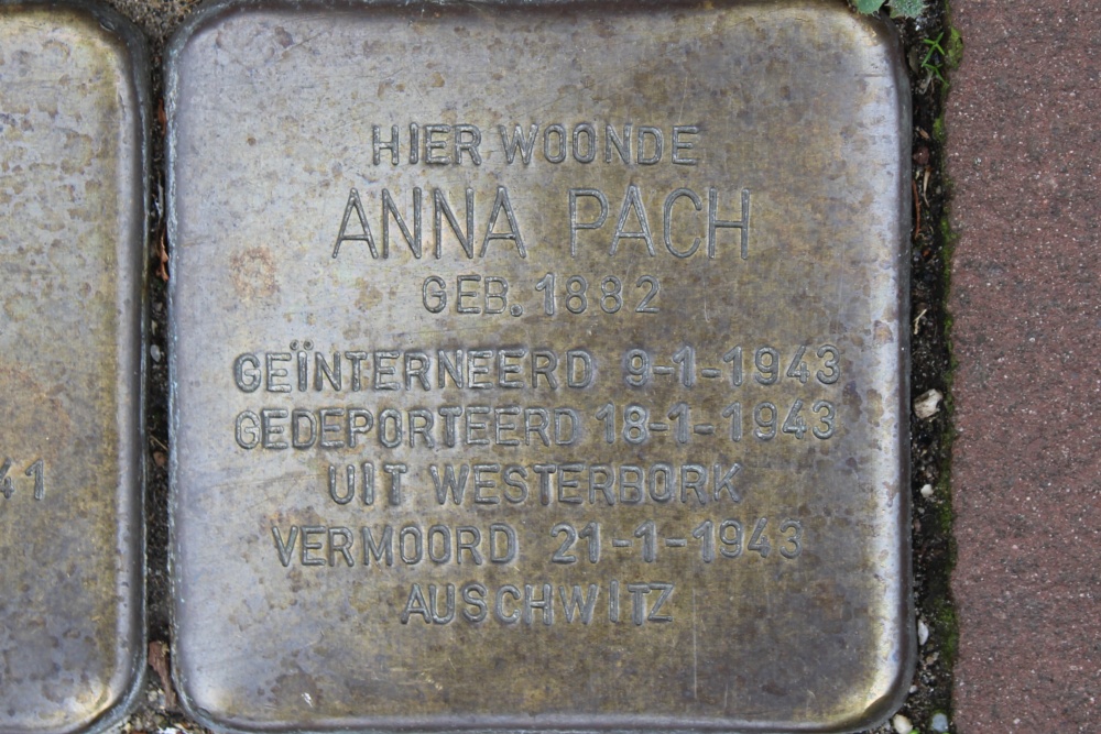 Stolpersteine Waterlooplein voormalig 95-hs #2