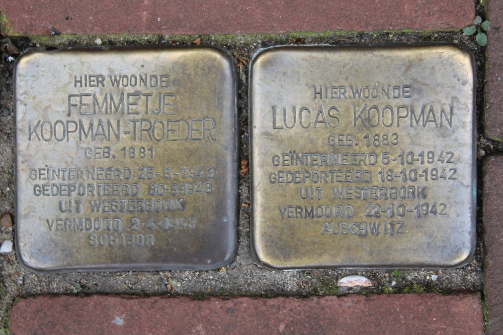 Stolpersteine Waterlooplein voormalig 95-I #1
