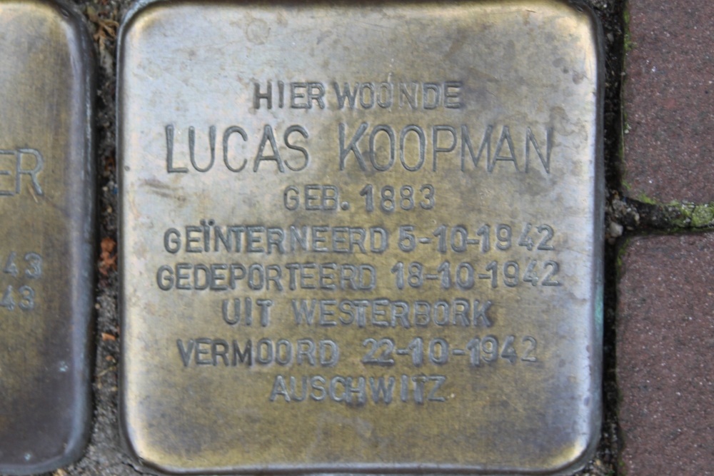 Stolpersteine Waterlooplein voormalig 95-I #3